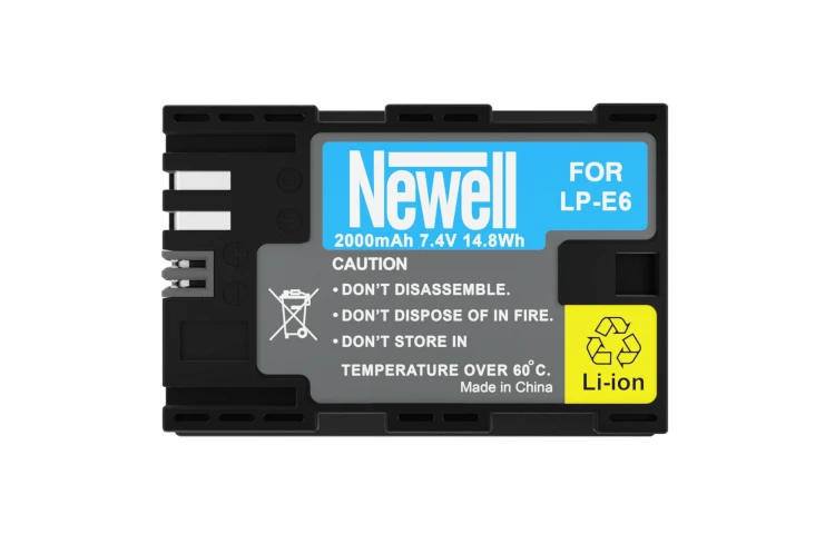 Akumulator LP-E6 Newell do Canon 7D, 60D, 70D, 80D, 5D Mark II III IV i 6D 7D Mark II