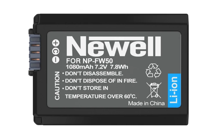Akumulator Newell NP-FW50 do Sony A6000 A6500 NEX-3  NEX-5  NEX-6 NEX-7  A3000 A35 A55 A33 A37 A7S A7R