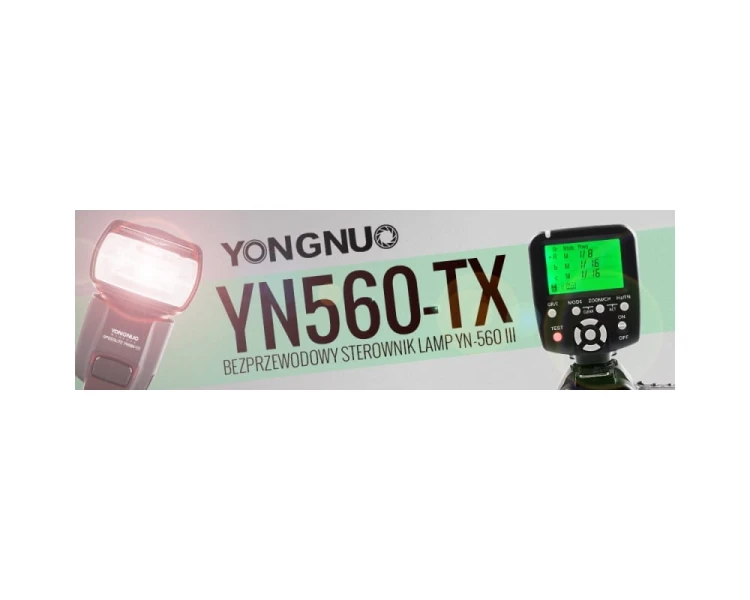 Kontroler radiowy YONGNUO -YN560-TX NIKON do lamp YN-560III YN-560IV