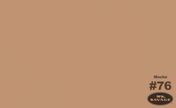Tło kartonowe Savage 2,7 x 5,5m beżowe kawowe brązowe Mocha #76