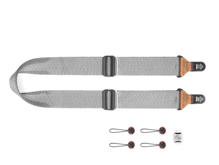 Pasek do aparatu Peak Design Slide  Ash v3 popielaty