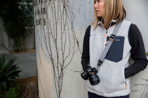 Pasek Peak Design Slide Lite Ash v3 popielaty do lekkiego aparatu