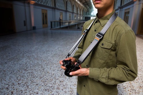 Pasek Peak Design Slide Lite Ash v3 popielaty do lekkiego aparatu