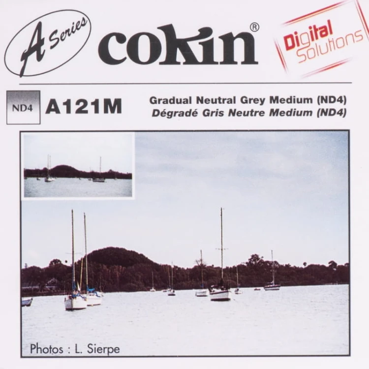 Cokin A121M rozmiar S (seria A) filtr połówkowy szary ND4