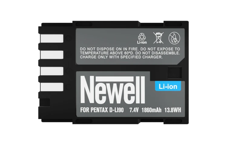 Akumulator Newell D-Li90 Pentax K-7, K-5, K-5 II, K-5 IIs, K-3, K-3 II