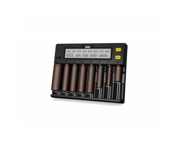 Ładowarka Newell Smart C8 do akumulatorów NiMH/Li-Ion. do gimbali 18350, 18650, AA/AAA