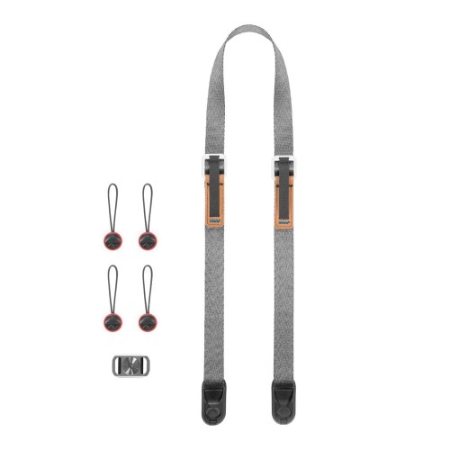 Pasek na szyję do małego aparatu Peak Design Leash v3 - Ash