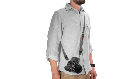 Pasek na szyję do małego aparatu Peak Design Leash v3 - Ash