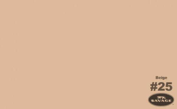 Tło kartonowe  2,7m x 11m na tulejce beżowe 25 Beige