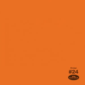 Tło kartonowe Savage 1,35m x 5m pomarańczowe Orange #24