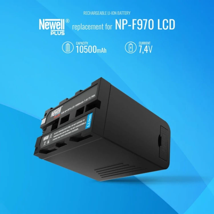 Akumulator Newell Plus typ Sony NP-F970 NP-F960 LCD