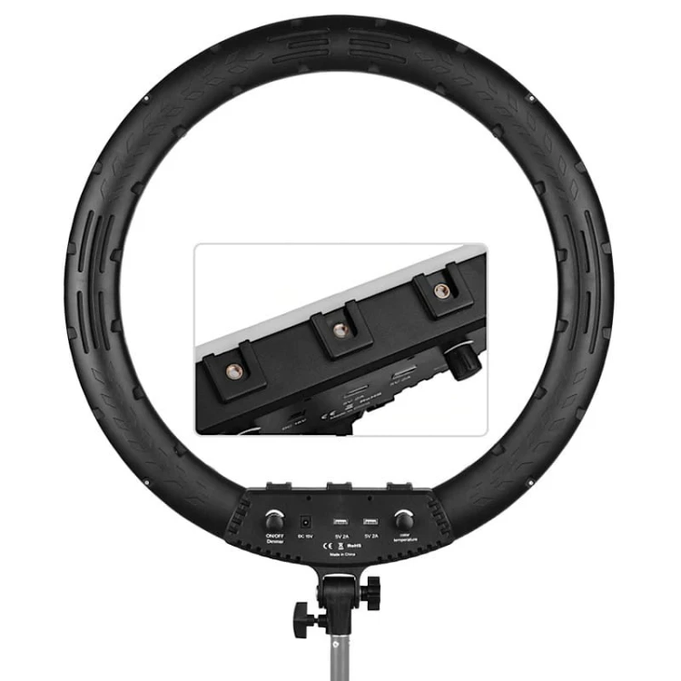 Lampa pierścieniowa LED MTY-21C 3000-6000K