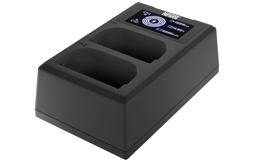 Ładowarka podwójna z wyświetlaczem Newell FDL-USB-C do akumulatorów LP-E6 Canon