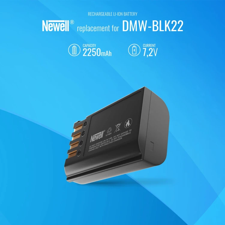 Akumulator Newell zamiennik DMW-BLK22 do Panasonic S5, G9 ,GH5S