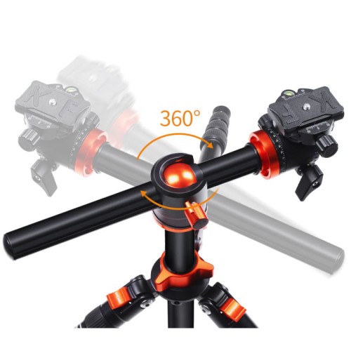 Statyw fotograficzny z łamaną kolumną 190cm K&F Concept T254TA4