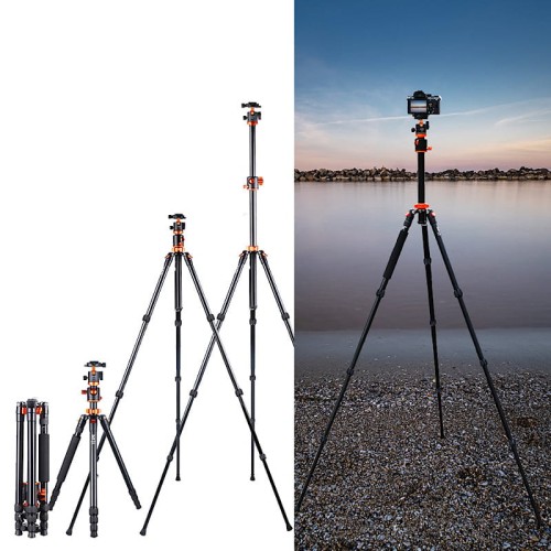 Statyw fotograficzny z łamaną kolumną 190cm K&F Concept T254TA4