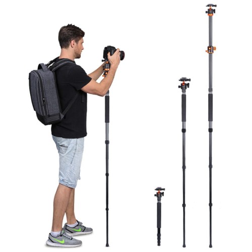 Statyw fotograficzny z łamaną kolumną 190cm K&F Concept T254TA4