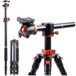 Statyw fotograficzny z łamaną kolumną 190cm K&F Concept T254TA4 do ujęć flat-lay