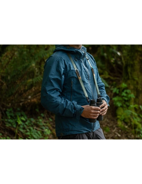 Pasek na szyję do małego aparatu Peak Design Leash v3 - Sage Szarozielony