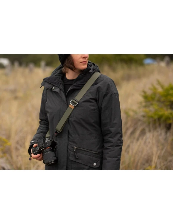 Pasek Peak Design Slide Lite Sage v3 Szarozielony do lekkiego aparatu
