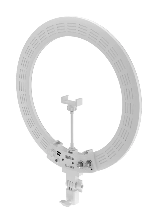 Kosmetyczna lampa pierścieniowa LED Newell RL-18A - WB (3200 K - 5500 K) - Arctic White