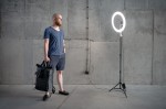Kosmetyczna lampa pierścieniowa LED Newell RL-18A - WB (3200 K - 5500 K) - Arctic White