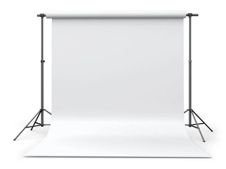 Tło kartonowe Savage 1,35m x 5,5m białe Super White #01