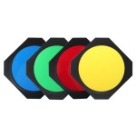 Wrota z plastrem miodu i filtrami do lamp studyjnych o średnicy od 15cm do 19cm