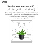 Namiot bezcieniowy 40cm z oświetleniem Newell M40 II