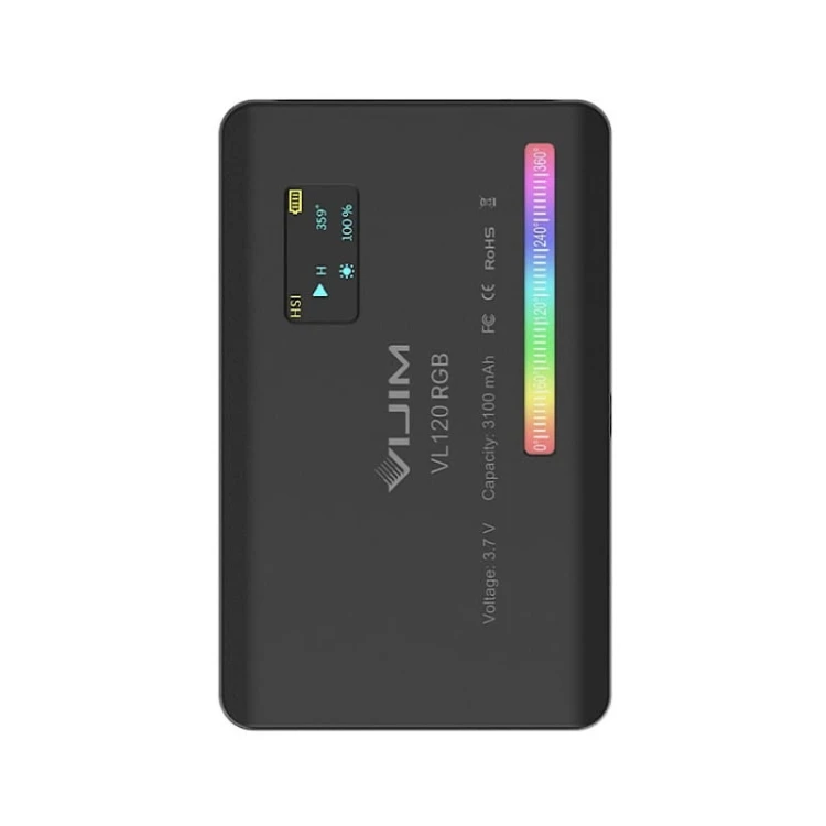 Kieszonkowa lampa diodowa LED Ulanzi VIJIM VL120 2500-9000K + RGB