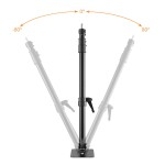 Uchwyt ścienny łamany, wysięgnik studyjny 70-125cm Falcon Wall Boom