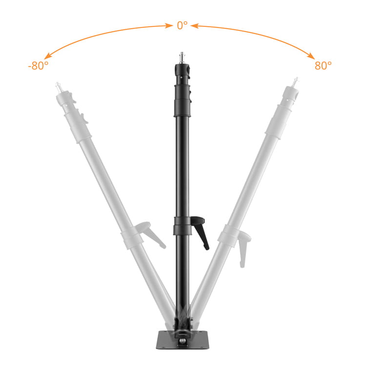 Uchwyt ścienny łamany, wysięgnik studyjny 70-125cm Falcon Wall Boom