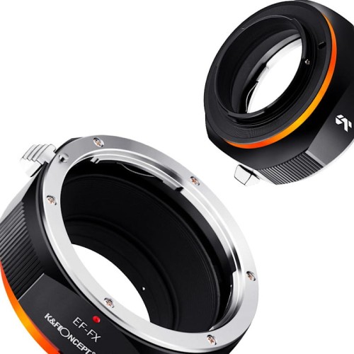Adapter bagnetowy Canon EF [obiektyw] – Fuji FX [body] K&F Concept PRO Fotoamigo.pl