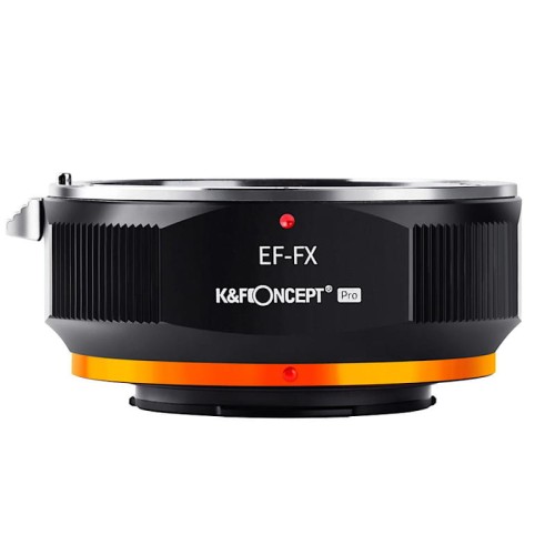 Adapter bagnetowy Canon EF [obiektyw] – Fuji FX [body] K&F Concept PRO Fotoamigo.pl