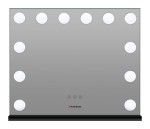 Lustro do makijażu Humanas HS-HM02 z oświetleniem LED - czarne