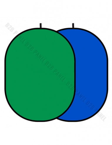 Blenda Tło 2w1 zielono niebieska GlareOne  150x200cm