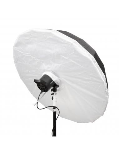 GlareOne Parasolka ORB biała 110 - głęboki parasol z dyfuzorem