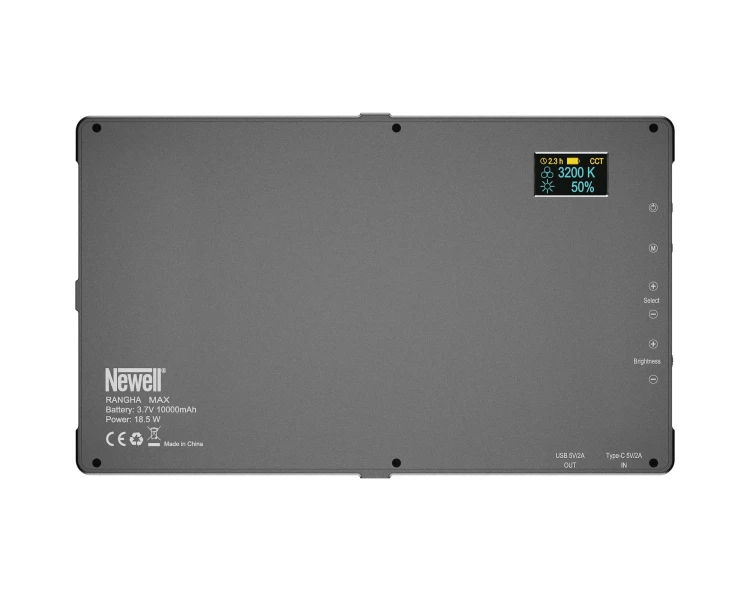 Duży panel LED z wbudowaną baterią