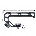 Uchwyt do klatki operatorskiej 3/8’’ Arri locking pin - Ulanzi UURIG R008