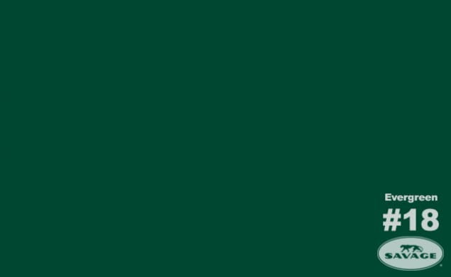 Tło kartonowe Savage 2,7m x 5,5m zielone 18 Evergreen choinkowe
