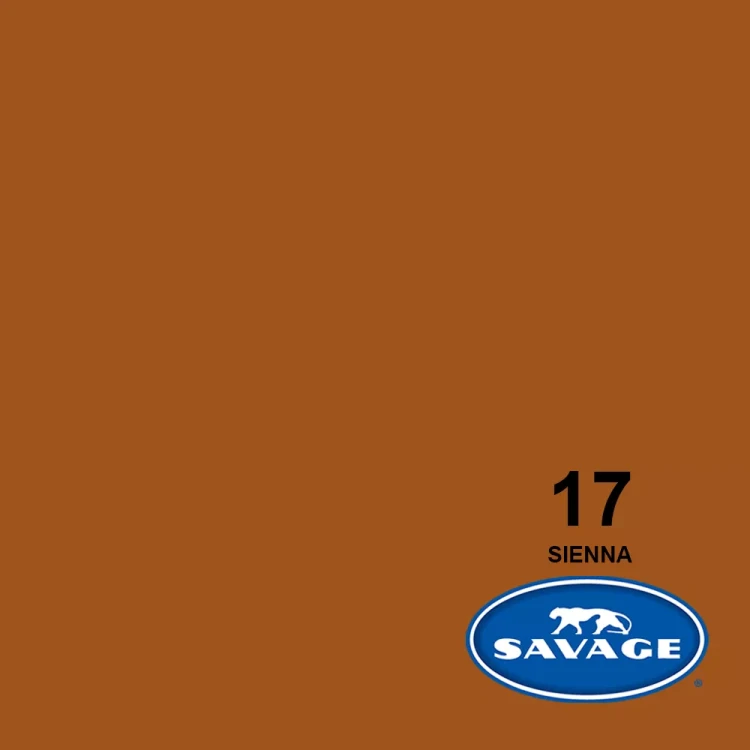 Tło kartonowe Savage 2,7m x 5,5m brązowe Sienna #17