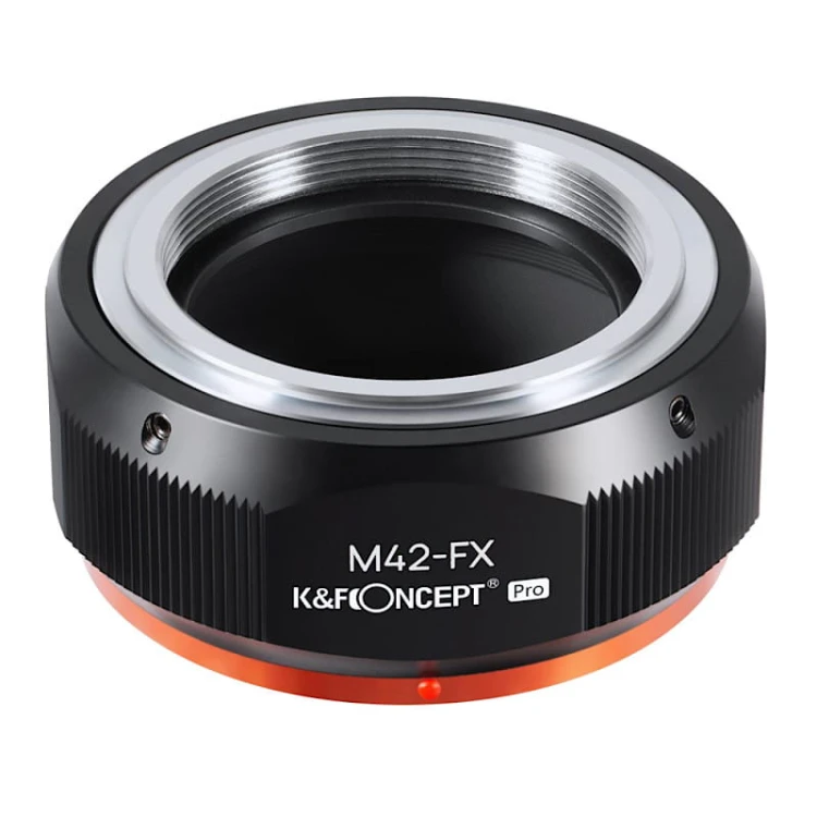 Adapter bagnetowy M42 [obiektyw] – Fuji FX [body] K&F Concept PRO