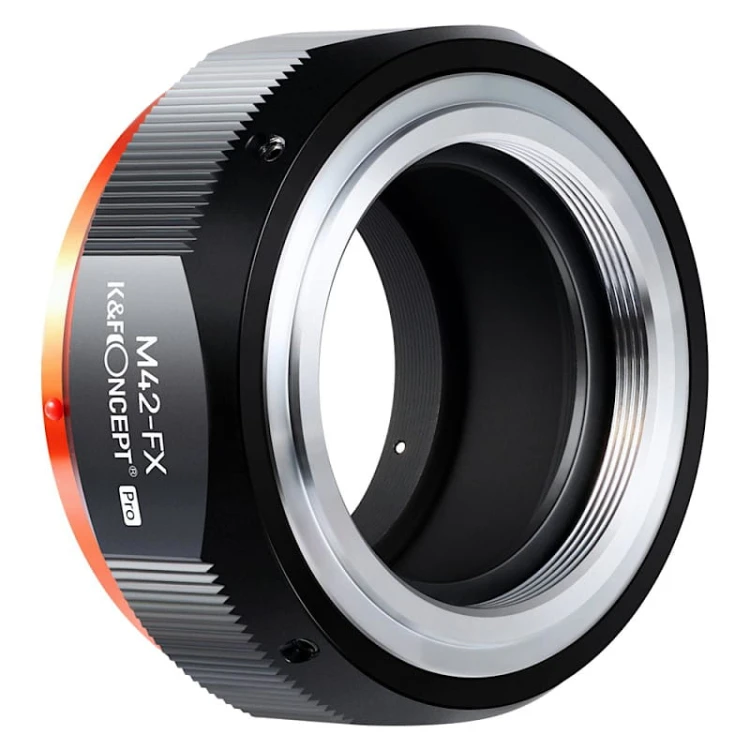 Adapter bagnetowy M42 [obiektyw] – Fuji FX [body] K&F Concept PRO