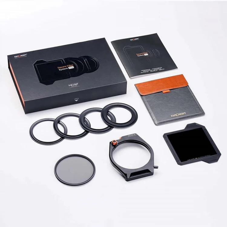 K&F Concept 100 PRO Basic - zestaw filtrów krajobrazowych z uchwytem 100mm