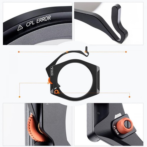 K&F Concept 100 PRO Basic - zestaw filtrów krajobrazowych z uchwytem 100mm