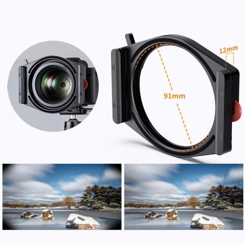 K&F Concept 100 PRO Basic - zestaw filtrów krajobrazowych z uchwytem 100mm