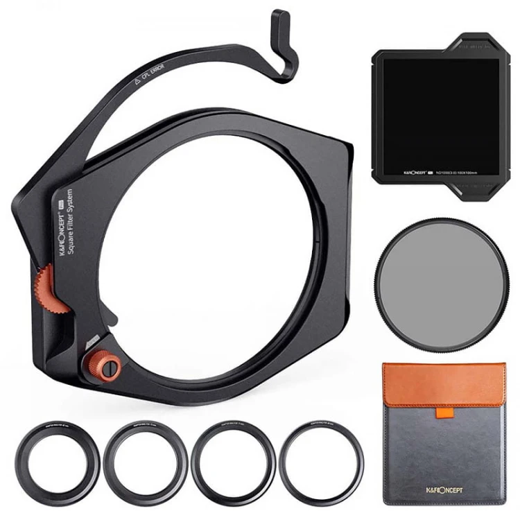 K&F Concept 100 PRO Basic - zestaw filtrów krajobrazowych z uchwytem 100mm