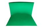 Panoramiczne tło zielone Chromakey ze składaną ramą 4 x 2,5m Fotoamigo