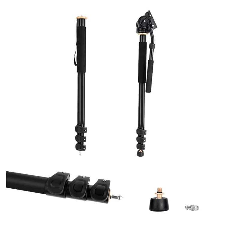 wysoki Monopod z nóżkami i głowicą video 205cm Mitoya MTY324B