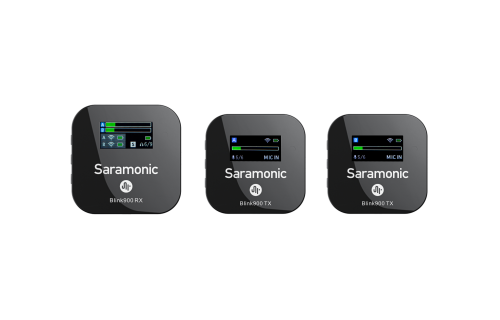 Zestaw mikrofonów bezprzewodowych Saramonic Blink900 B2 (RX + TX + TX)